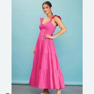 Fuschia/Candy pink maxi dress.